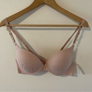 Ann Klein Underwire Padded T-Shirt Bra Nude NWT-36B